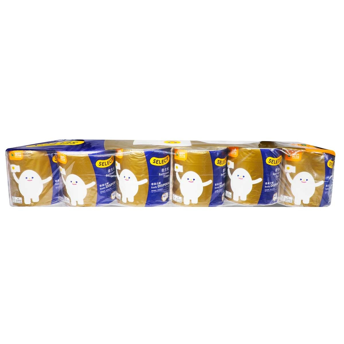 SELECT Bathroom Tissue-disperse 4ply (Random Packaging)