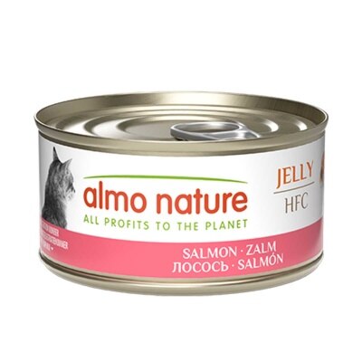ALMO NATURE Adult Cat Hfc Jelly 70g Can Food - Salmon