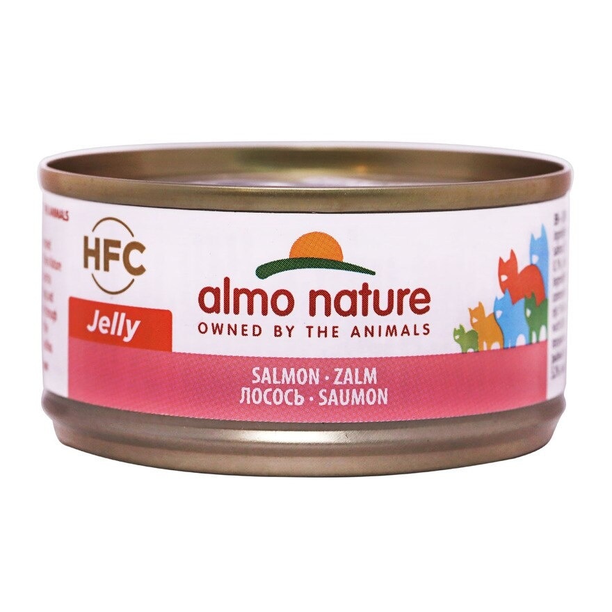ALMO NATURE Adult Cat Hfc Jelly 70g Can Food - Salmon