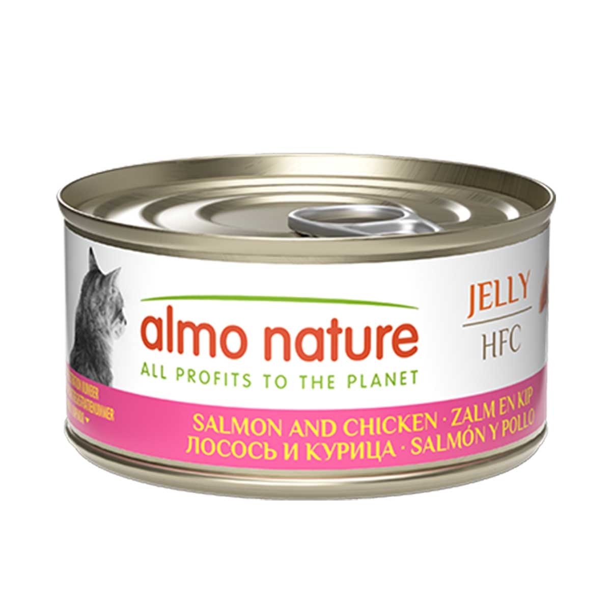 ALMO NATURE 貓-鮭魚雞肉罐頭