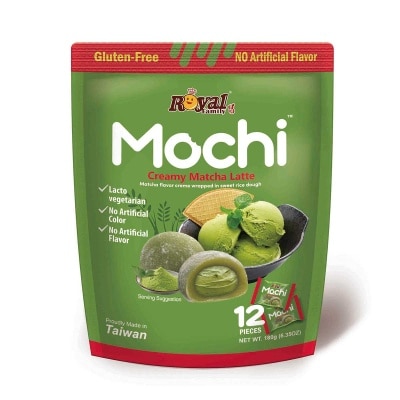 ROYAL FAMILY Matcha Latte Flavored Mochi