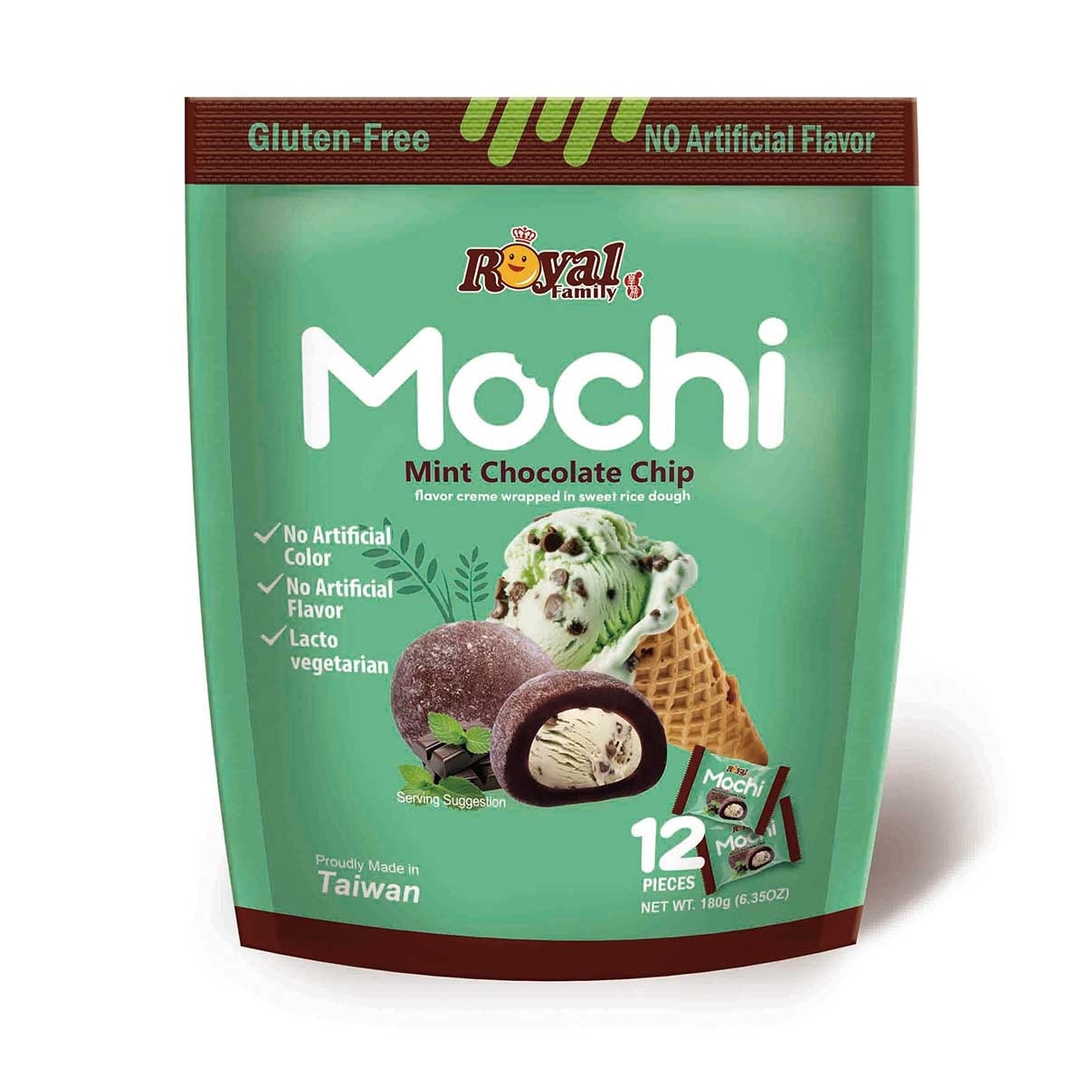 ROYAL FAMILY Mint Chocolate Chip Mochi