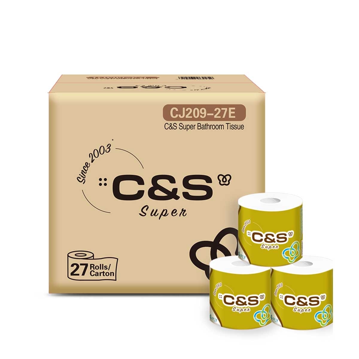 C&S 4ply Super Bathroom Tissue