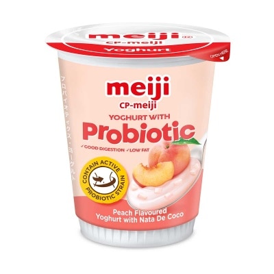 MEIJI Peach Yoghurt With Nata De Coco [ Thailand ](chilled 0-4°c)