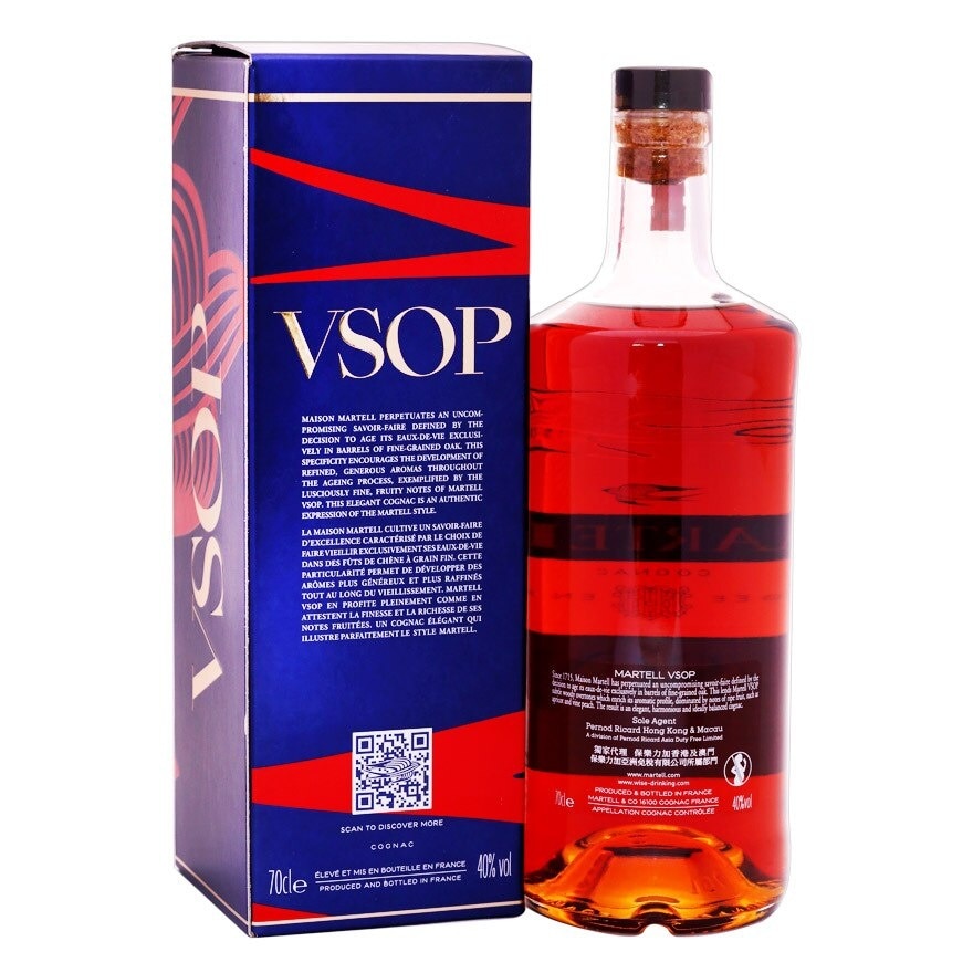 Martell 馬爹利 赤木 ＶＳＯＰ 干邑