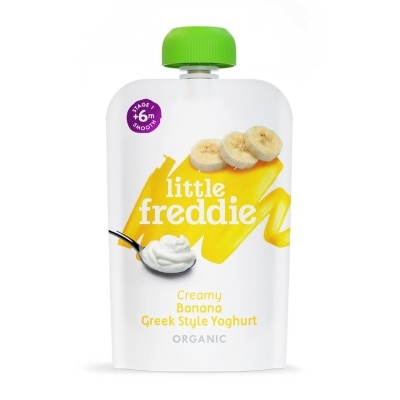 LITTLE FREDDIE Organic Creamy Banana Greek Style Yoghurt