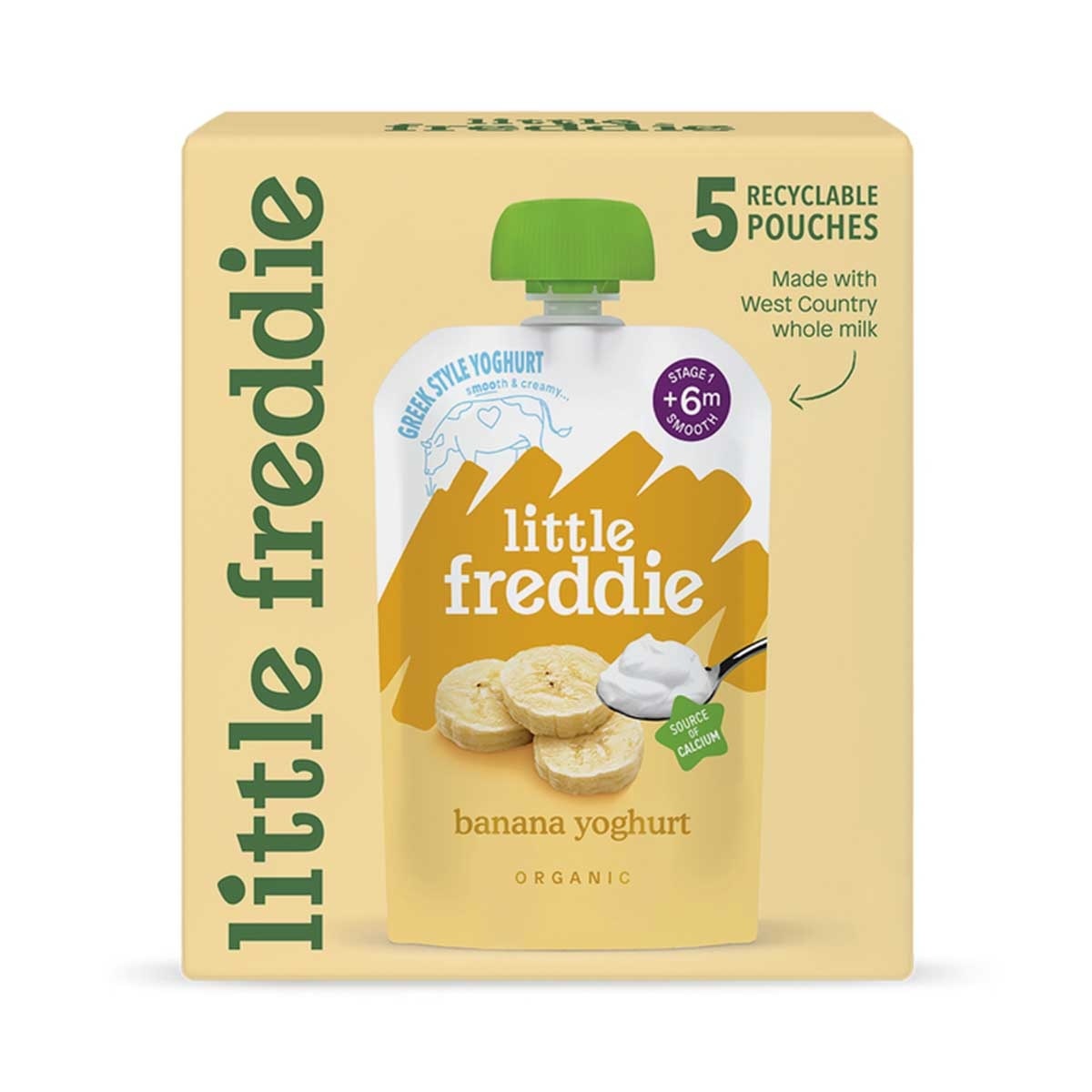 LITTLE FREDDIE Lf Greek Yog Banana Multipack