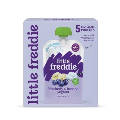 小皮 有機藍莓香蕉希臘式乳酪 - 5支裝