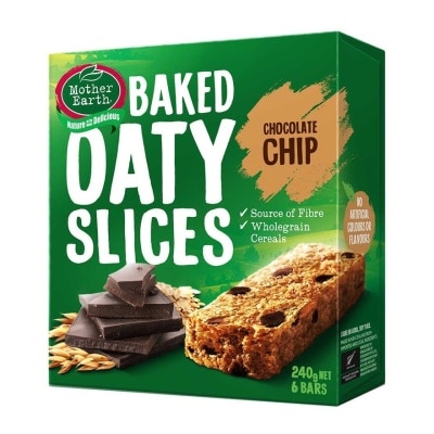 MOTHER EARTH Baked Oaty Slice Choc Chips image