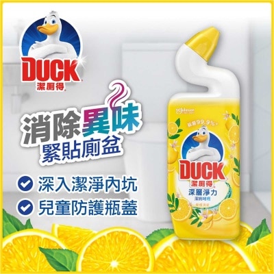 TOILET DUCK Deep Action Gel Lemon