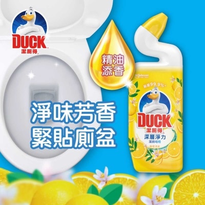 TOILET DUCK Deep Action Gel Lemon