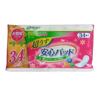 S-SELECT Ultra Thin Safety Pads 80cc