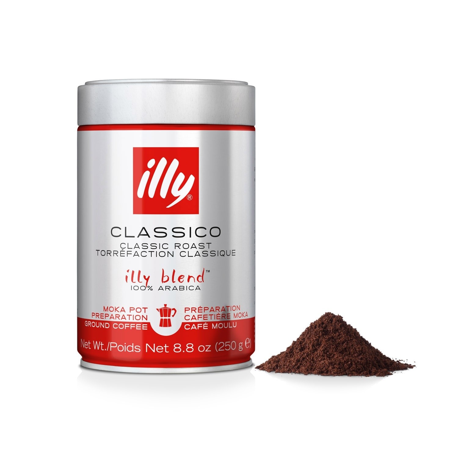 ILLY Moka Ground Coffee - Classico