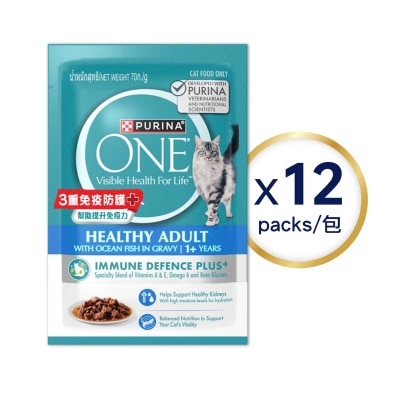 ONE Adult Ocean Ocean Fish Pouch 70g 12s
