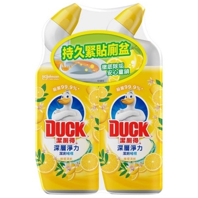 TOILET DUCK Deep Action Gel Lemon Twinpack