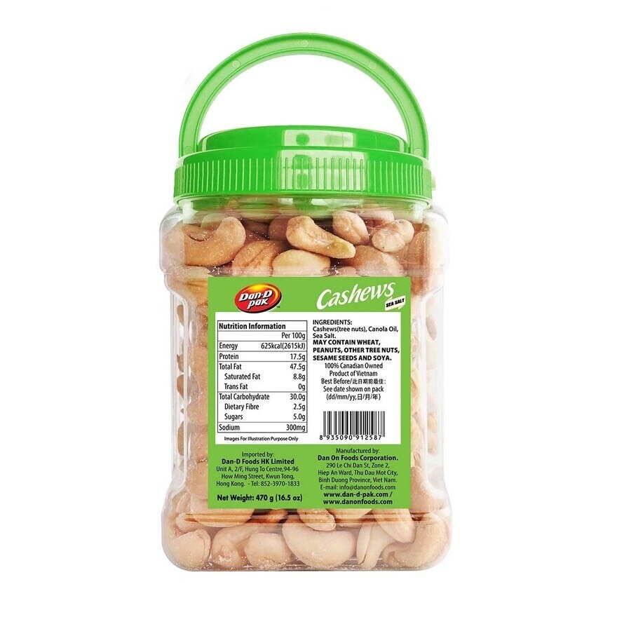 DAN D PAK Cashew Salted