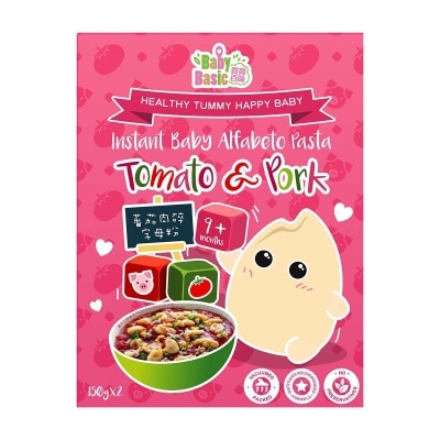 BABY BASIC Baby Alfabeto Pasta(tomoto & Pork)