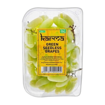 KARMA Green Seedless Grapes (india)