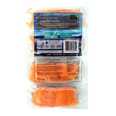 PHOEBUS SELECTION 急凍挪威有皮三文魚柳&nbsp;4件裝 (asc)[挪威](急凍 -18°c) (包裝隨機)