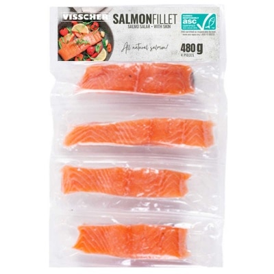 PHOEBUS SELECTION 急凍挪威有皮三文魚柳&nbsp;4件裝 (asc)[挪威](急凍 -18°c) (包裝隨機)