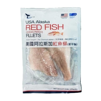 WHALE TAIL Frozen Alaska Red Fish Fillet (msc)[united States] (frozen -18°c)