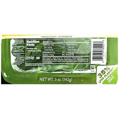 Organic Baby Spinach (usa)