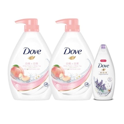 DOVE Go Fresh Body Wash - Peach Tp (random Free Gift)