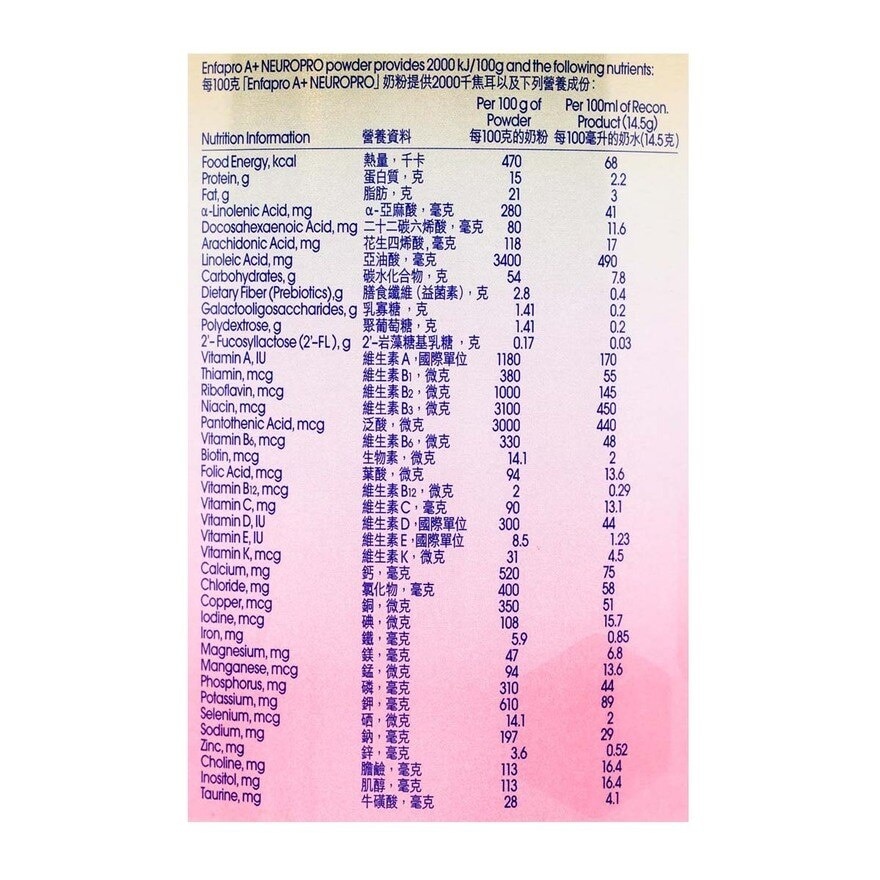 美贊臣 Enfa A+ Neuro Pro智睿系列2號