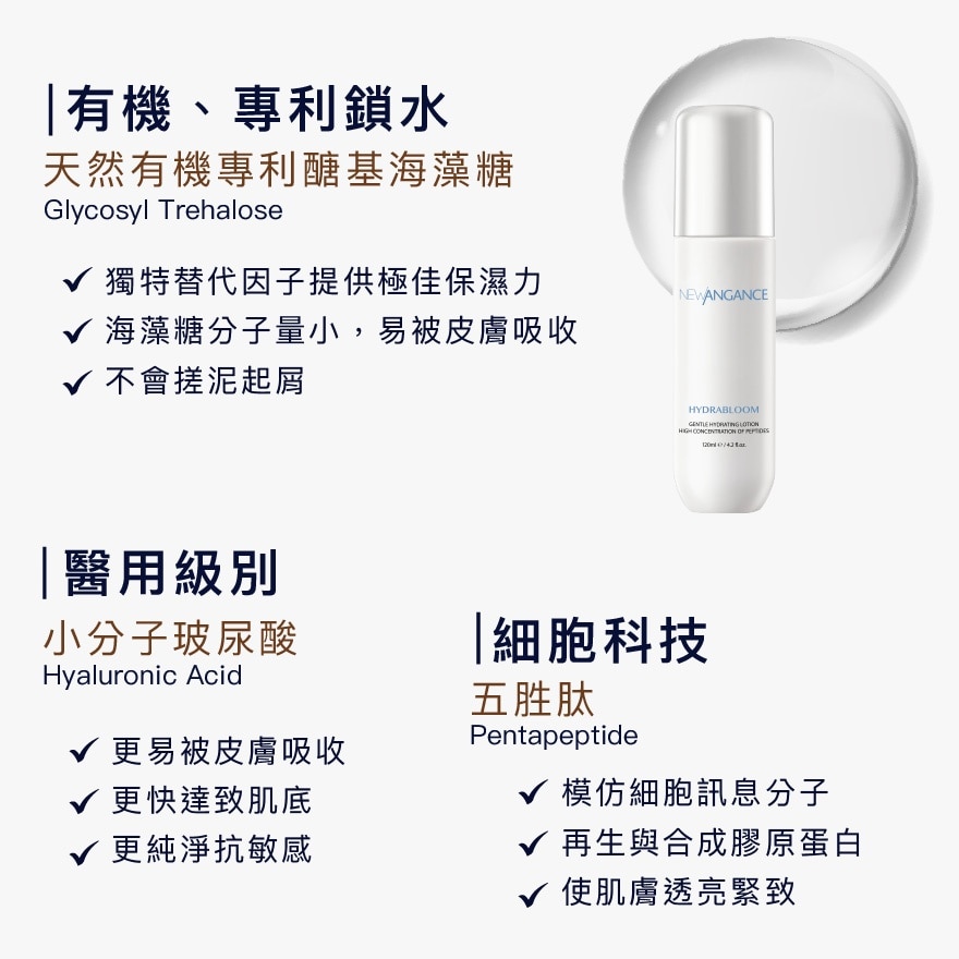 NEW ANGANCE 補水舒緩修復液（120ml）