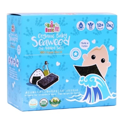 BABY BASIC Organic Baby Seaweed (no Added Salt)