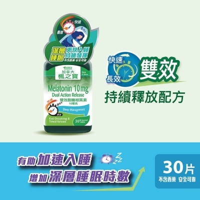 楓之寶 雙效酣睡褪黑素10毫克