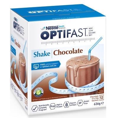 雀巢 OPTIFAST 減肥代餐奶昔 朱古力 (53克 X 12包)