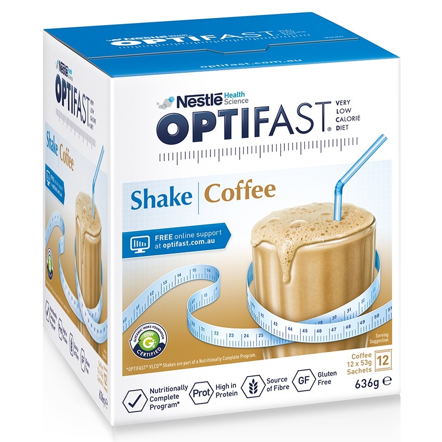 雀巢 OPTIFAST 減肥代餐奶昔 咖啡 (53克 X12包)