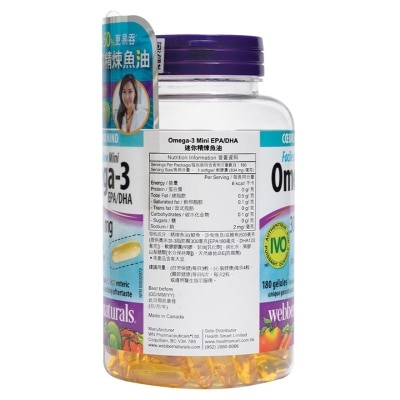 WEBBER NATURALS Omega-3 Mini Epa/dha