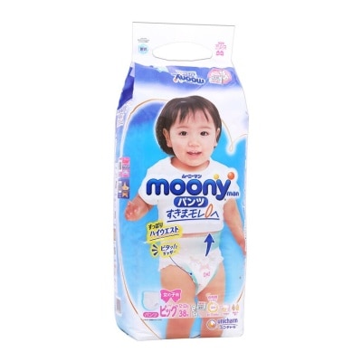 MOONY MOONYMAN超透氣學行褲加大碼38片(女仔）