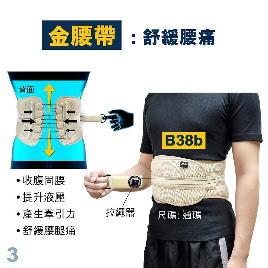 MEDEX Back Support (with Cinch Device)