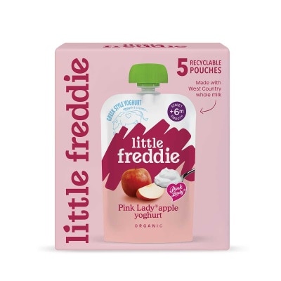 小皮 有機紅粉佳人蘋果希臘式乳酪 - 5支裝