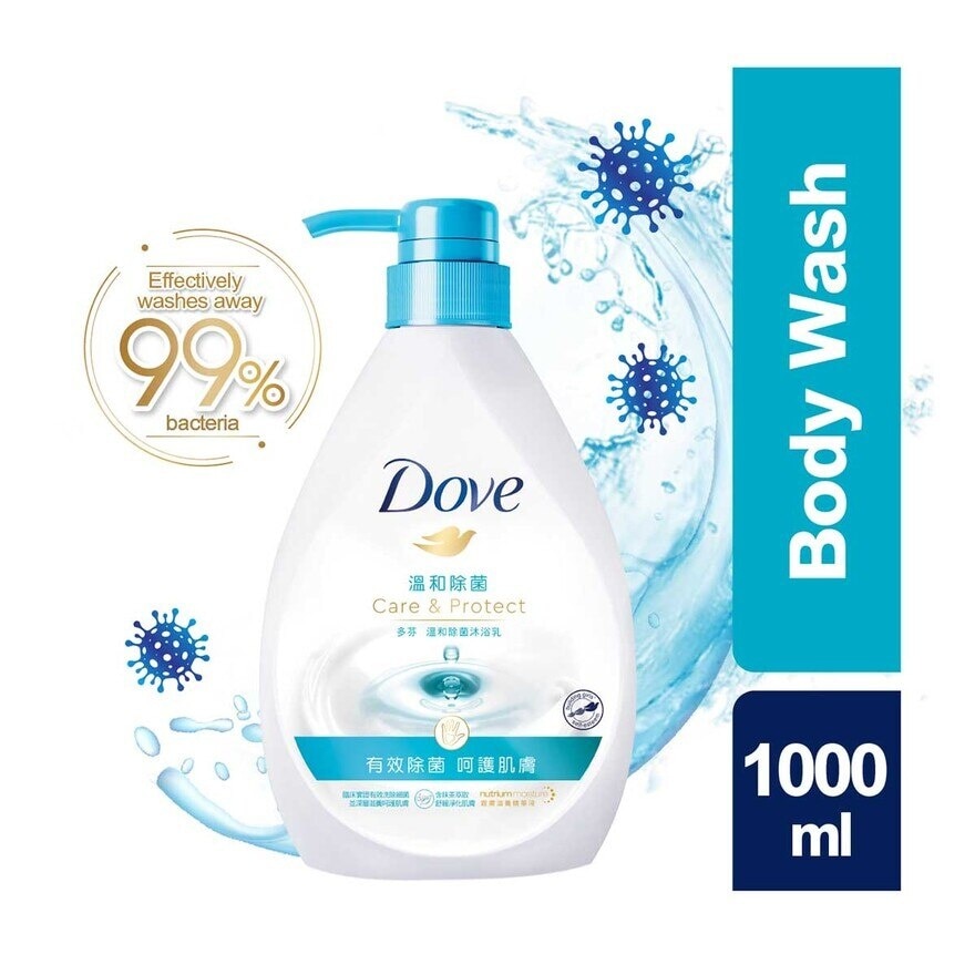 DOVE Dove Care & Protect Body Wash 1000ml