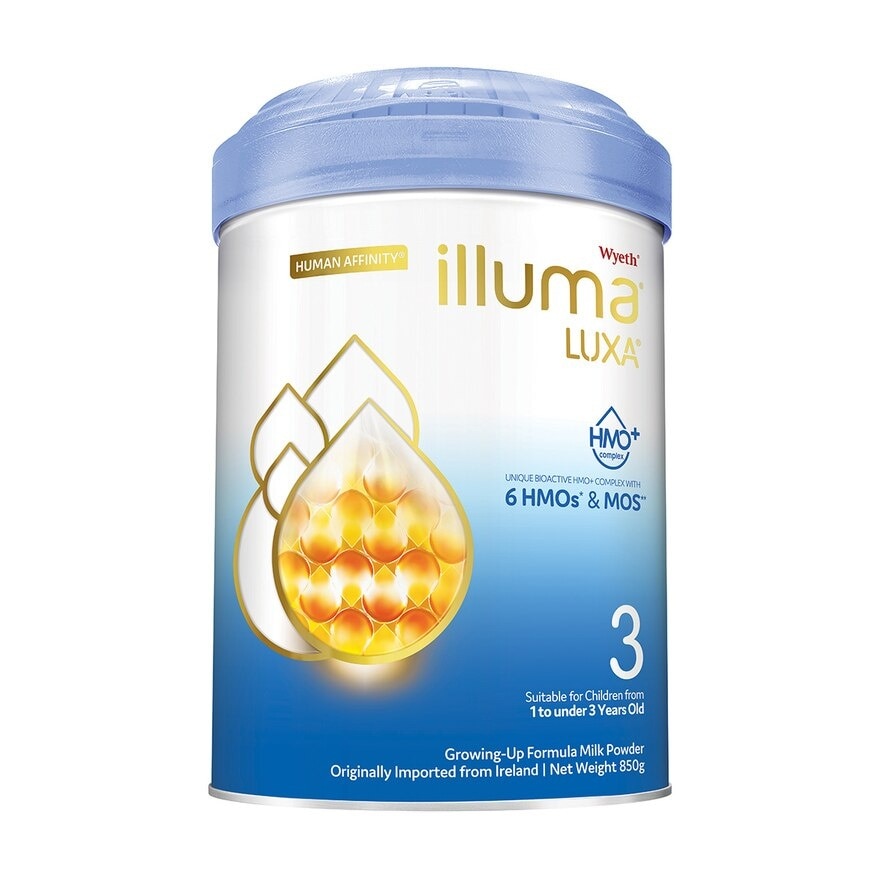 ILLUMA Luxa® Hmo Stage 3 Growing-up Formula (6 Hmos) 850g