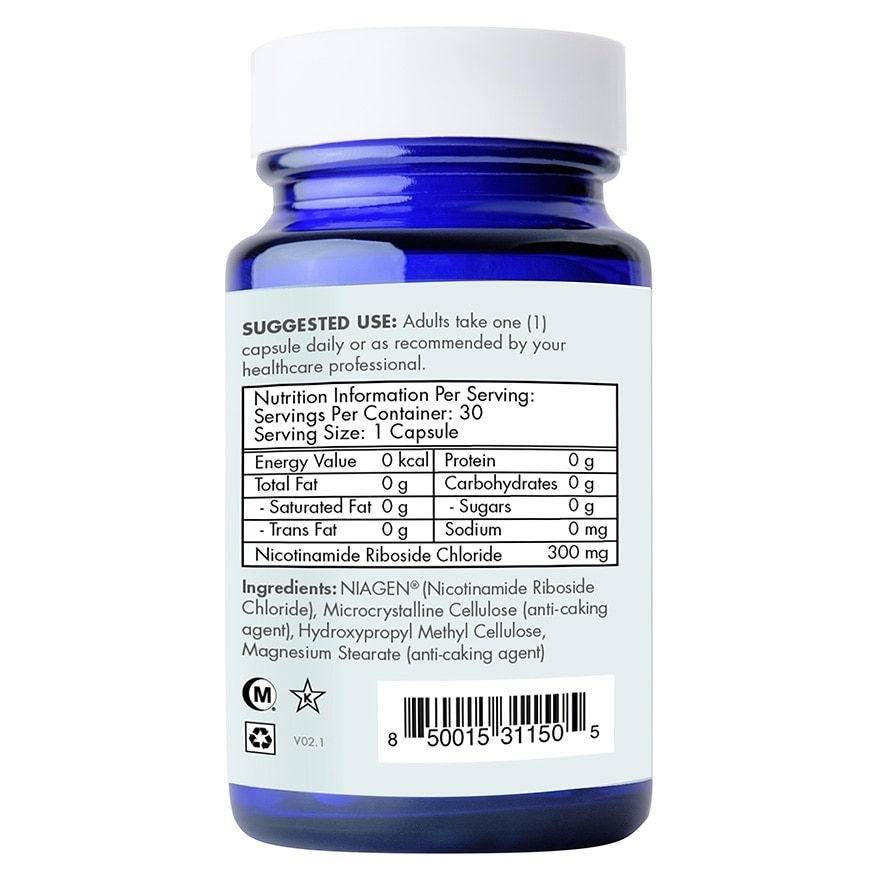 樂加欣 樂加欣 NAD+增強劑 300毫克 30粒 (走盒更環保 額外送100易賞錢積分) image