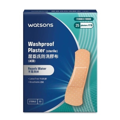 WATSONS Washproof Plasters 25s