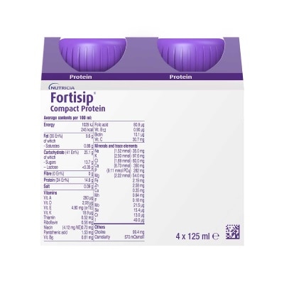 NUTRICIA FORTISIP Fortisip Vanilla Flavour 125ml X 4