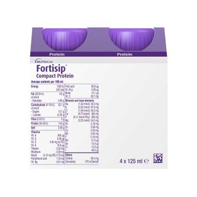 NUTRICIA FORTISIP Fortisip Mocha Flavour 125ml X 4