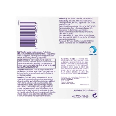 NUTRICIA FORTISIP Fortisip Mocha Flavour 125ml X 4
