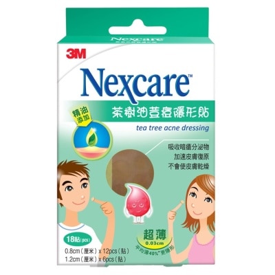 NEXCARE Tea Tree Essential Oil Acne Dressing
