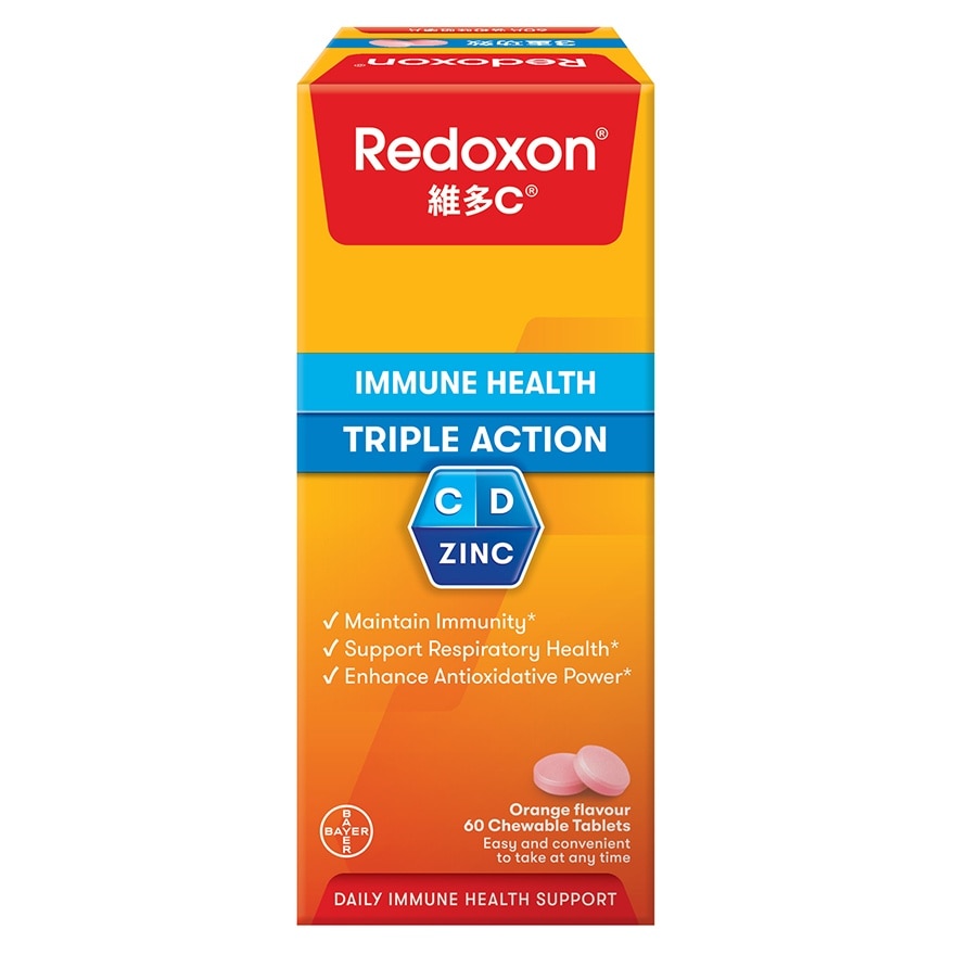 REDOXON Triple Action Chewable Tablets 60s