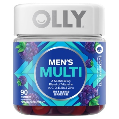 OLLY OLLY男士多元維他命營養補充軟糖90粒
