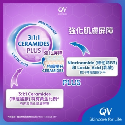 QV QV INT W CERAMIDES 潔膚露350毫升