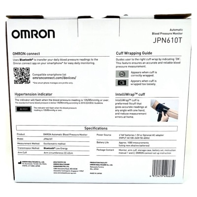 OMRON Omron Blood Pressure Monitor Jpn610t