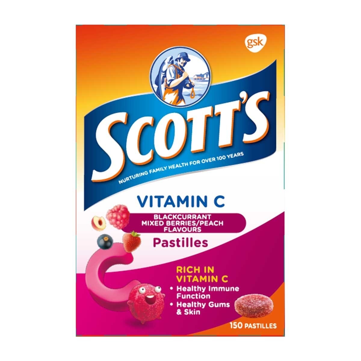 SCOTT'S Scott's Sunshine Pastilles 150's